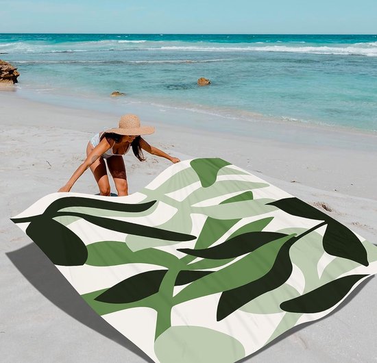 Couverture de plage, sans sable, 280 x 300 cm, imperméable, couverture de  pique-nique... | bol