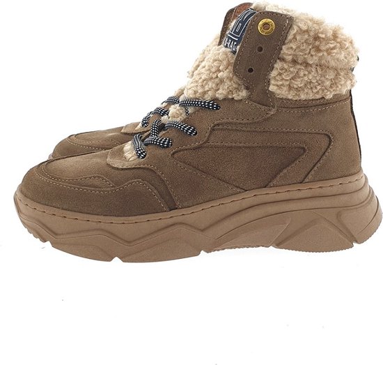 Red-Rag 13332 veter boots lever / taupe, 37 / 4