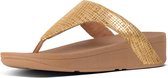 FitFlop™ Lottie™ Chain Print Toe Post Baked Yellow - Maat 39