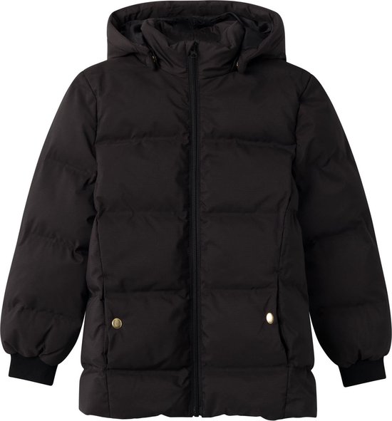 Kids winterjas MORNING PUFFER Black - hippe-mensjes Kids winterjas MORNING PUFFER Black - hippe-mensjes
