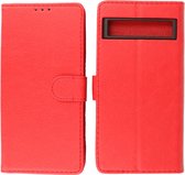Étui portefeuille pour téléphone Google Pixel 7A Case Book Case - Rouge