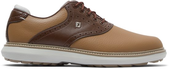 Chaussures de golf pour hommes - Footjoy Traditions - Marron - 42,5