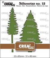 Crealies • Silhouetzz Bomen B