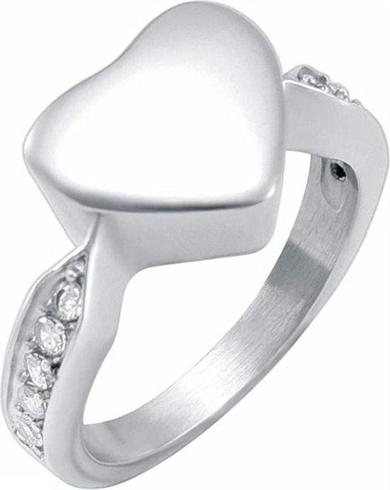 Donley - As ring - urn ring - crematie ring - gedenkring - urn - hart - dieren - ring voor as - memorial ring - ring overledene - ring voor gecremeerd as - Rouwsieraden - As hangers - As-hangers - Asring - persoonlijk gedenksieraden - 6 - DONLEY