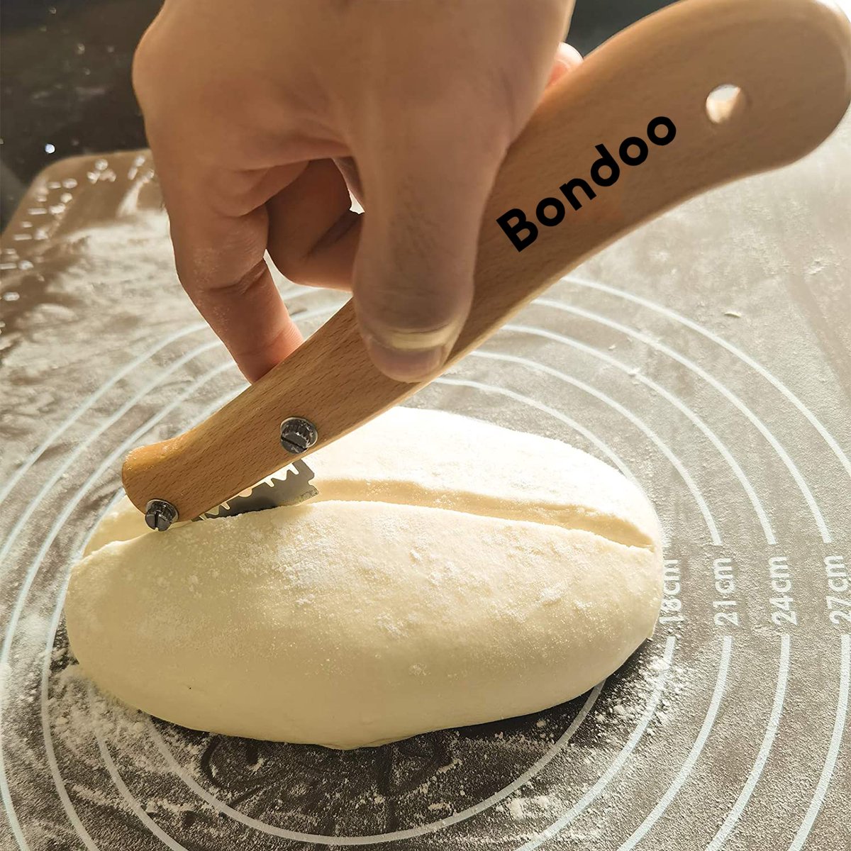 Bondoo Premium Dough Knife et 10 couteaux couteau à pain/lame avec housse  de protection