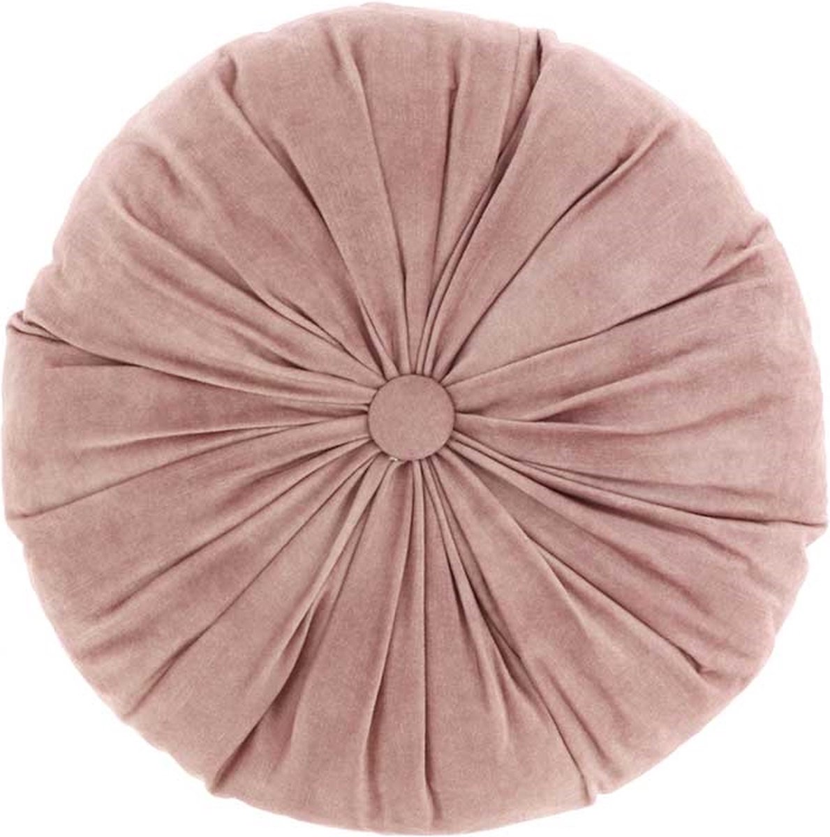 Unique Living Kussen Basics 40cm Ø Old Pink Roze
