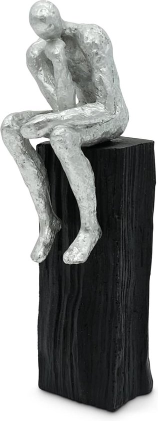 Sculpture Le Penseur - Figure décorative moderne en marmorite de