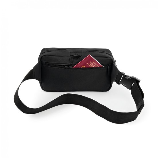 Sac de taille unisexe Bagbase Zwart