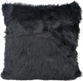 Sierkussen Furry Velvet Zwart | 45 x 45 cm | Velvet/Polyester