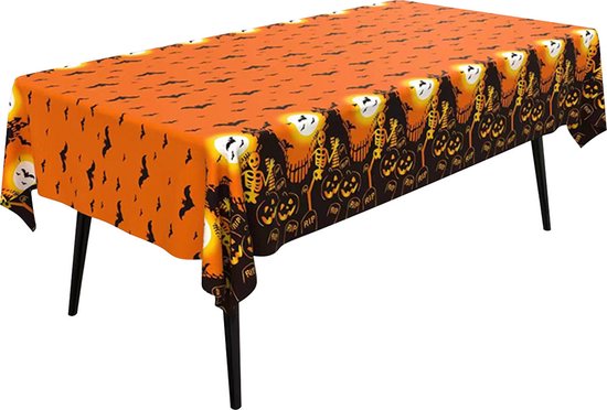 Nappe D'Halloween, 138 X 274 Cm, Décorations De Table D