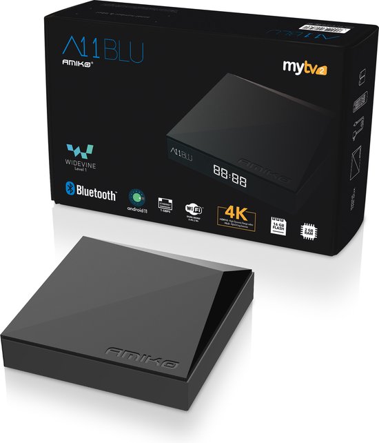 Amiko A11 BLU 4K Android OTT Media Streamer