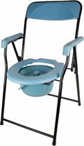Mobiclinic Timón - Toiletstoel - Inklapstoel - Antislip doppen - Klapstoel - Postoel - WC stoel - Lichtgewicht - Met emmer