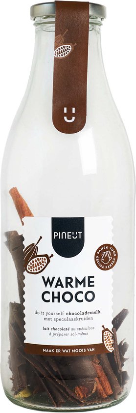 Pineut ® Chocolademelk - Hot Chocolate - Warme Chocolademelk - Samen Gezellig Genieten - Origineel Cadeau