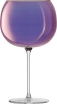 L.S.A. - Aurora Balloon Glas 680 ml Set van 4 Stuks - Glas - Paars