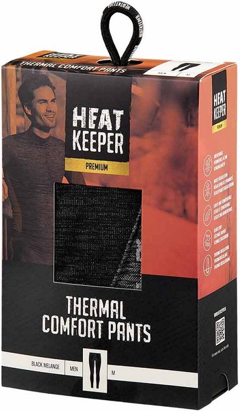 Heatkeeper - Pantalon thermique homme - Zwart - XXL - 4 pièces - Collants Thermo