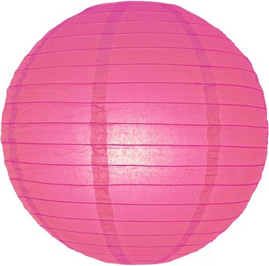 Lampionstokje 40 cm - met lampion - fuchsia - D25 cm - Sint Maarten — afbeelding 5