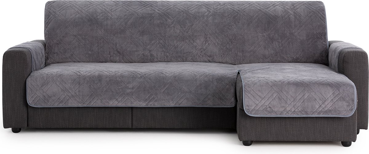 Belmarti Coral Bankbeschermer Grijs Chaise Longue Rechts 200cm breed