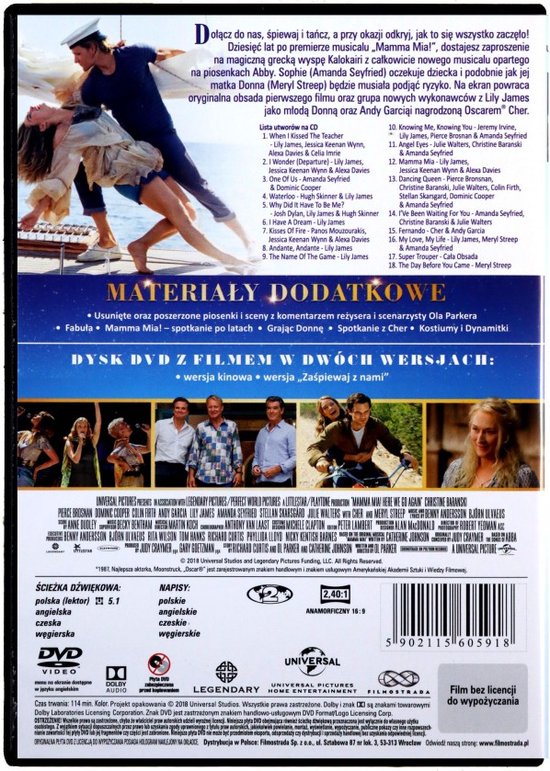 Mamma Mia! Here We Go Again [DVD]+[CD] - 