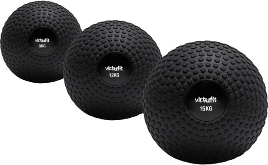 Foto: Virtufit slam ball set 9 12 15 kg slam ball medicijnbal gewicht bal comfortabele grip fitness bal