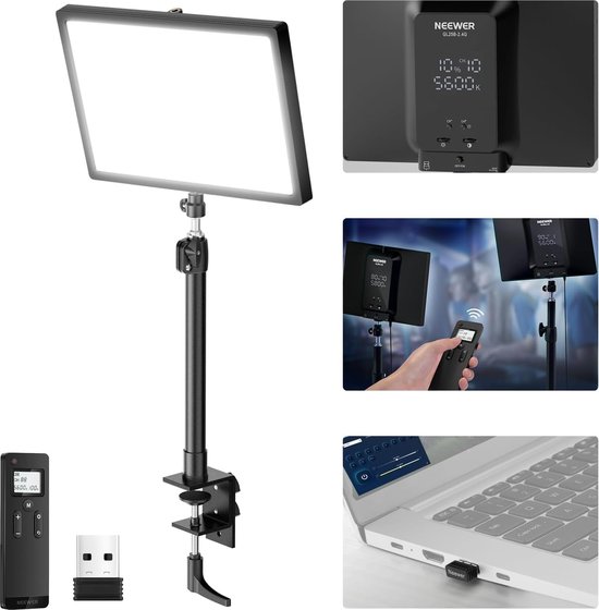 Luz De Anel Profissional Neewer RP18B Pro - 18 Polegadas, 45W, 2900K-7000K - Com Suporte Controle De App E Obturador Remoto