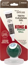 TropiClean Enticers - Tandgel Hond - met KONG Dental Ball - Rund - Middelgrote Honden - 30 ml