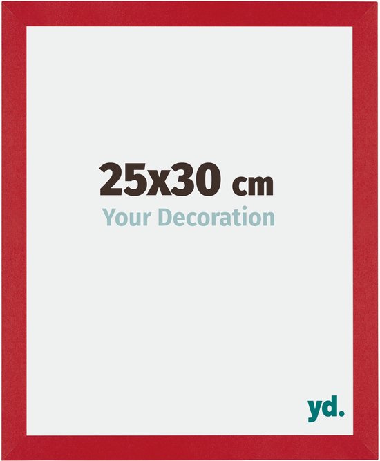 Cadre Photo Mura Your Decoration - 25x30cm - Rouge