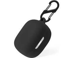 YONO Soft Case geschikt voor JBL Live Pro 2 TWS - Hoesje met Clip - Zwart