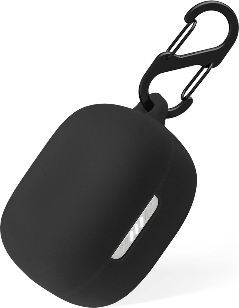 YONO Soft Case geschikt voor JBL Live Pro 2 TWS - Hoesje met Clip - Zwart