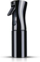 Elysium - Lege Verstuiver - Sprayfles - Spuitfles hervulbaar - Spuitfles - Verstuiver Flesje Leeg - Zwart - 200ML - Luxe Design