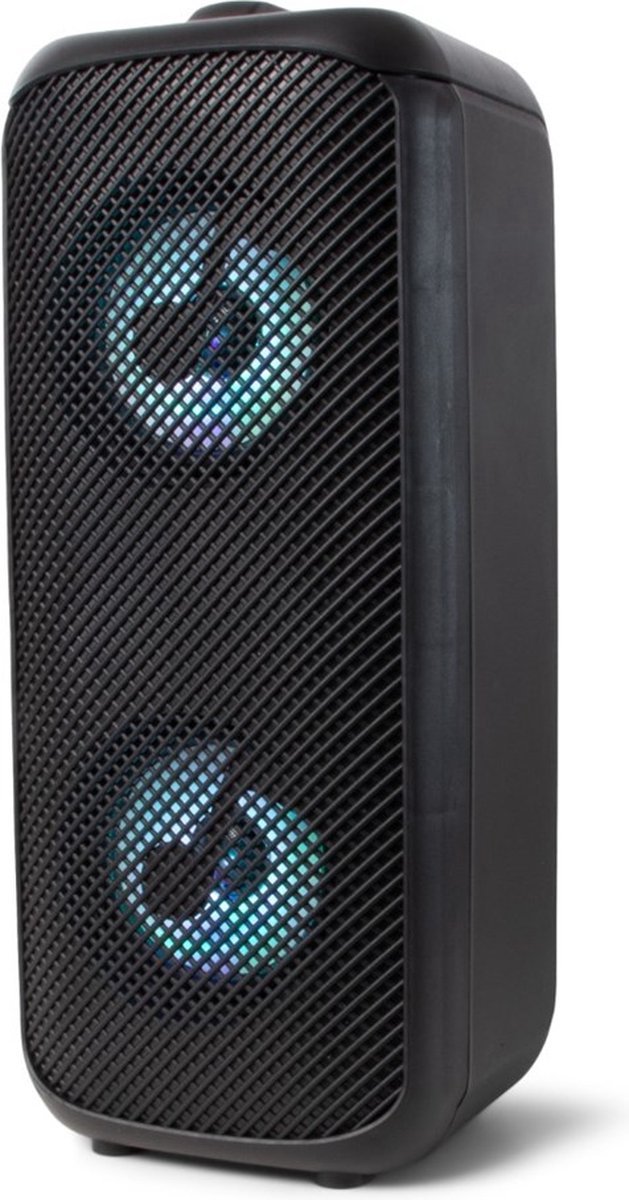 BRAINZ Partybox - Party speaker - Duo LED box - Zwart