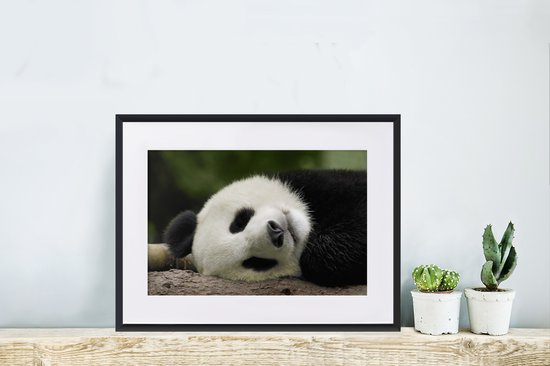 Panda endormi 30x20 cm - petit