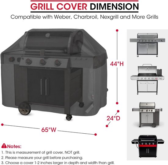 TRIWONDER Barbecue Cover, Waterproof and UV Protection, BBQ Grill Cover