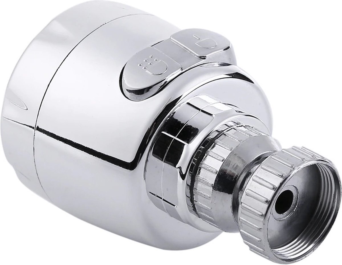 IBBO® - 3x Draaibare douche perlator - Voor keukenkraan - Waterbesparende kraankop - Krachtige kraankop - roterende sproeikop - 360 graden - Kraan opzetstuk - 2 standen - 3 Stuks
