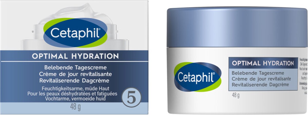 Cetaphil Optimal Hydration Healthy Glow Dagcrème - 4 x 48 gr - Voordeelpakket