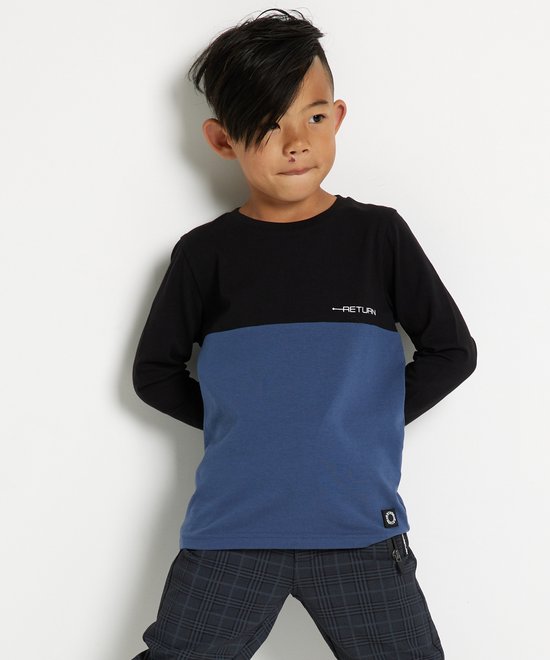 TerStal Jongens Kinderen Europe Kids Top Doorsnee Dessin Blauw