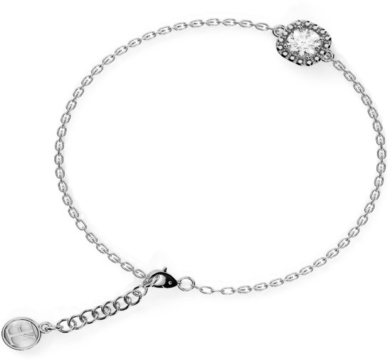 Elysian Armband Dames - Echt Zilver 925 - Rhodium - Luxe geschenkdoos - 16 + 4 cm