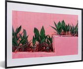 Fotolijst incl. Poster - Planten - Zomer - Verf - 60x40 cm - Posterlijst