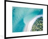 Fotolijst incl. Poster - Zee - Zon - Australië - 120x80 cm - Posterlijst