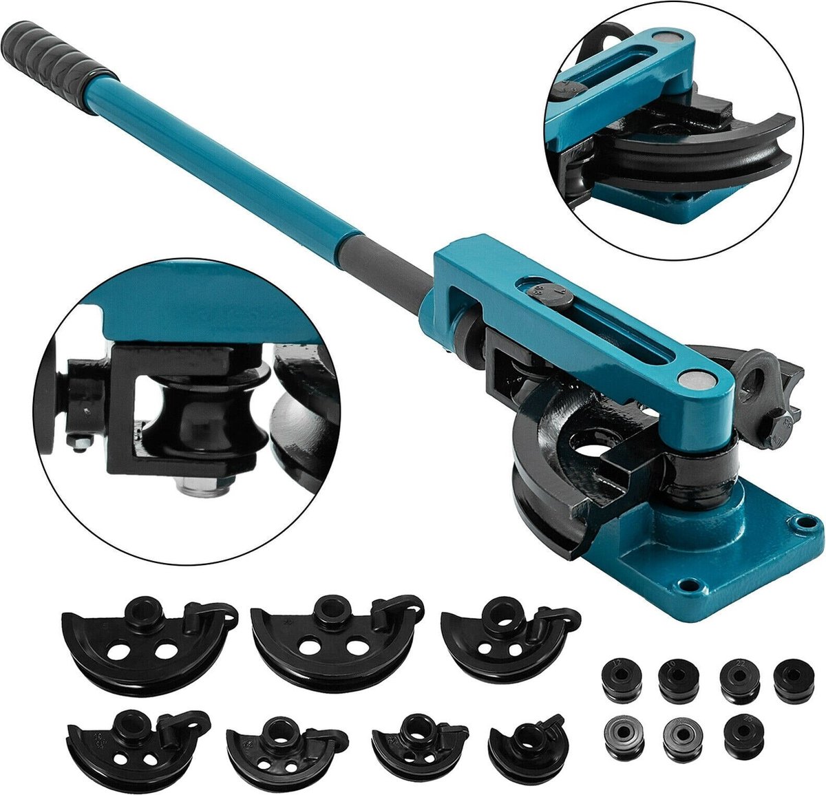 Buisbuiger, 6 - 22 mm, 90 graden, handbuisbuigmachine, set