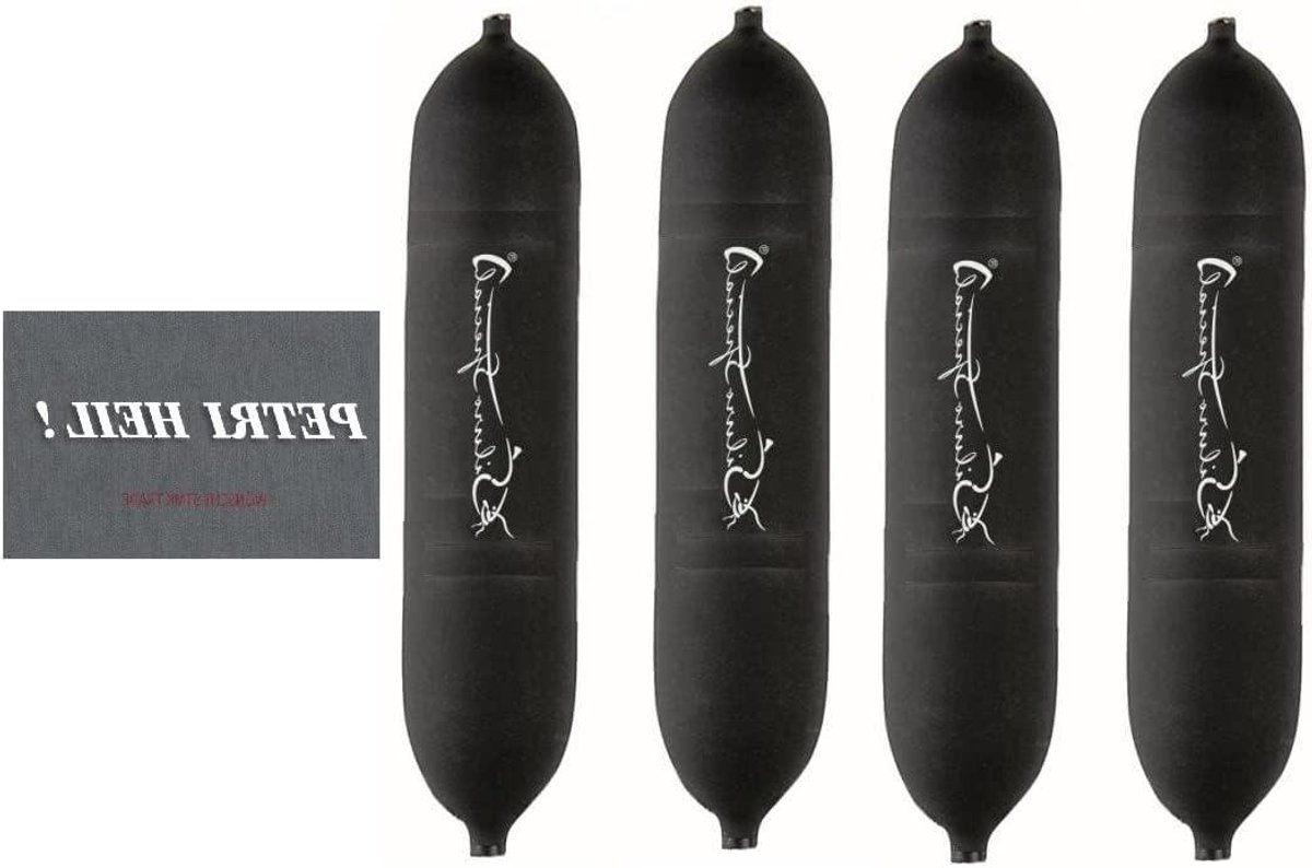 Set of 4 underwater floats, black, 8-60 g U-pose welspose underwater pose (15 g)