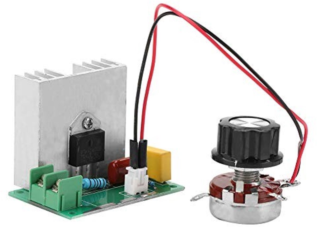 Allecto - Motor Snelheidsregelaar 0-220V 4000W - Voltage Regulator voor Lampen en Apparaten