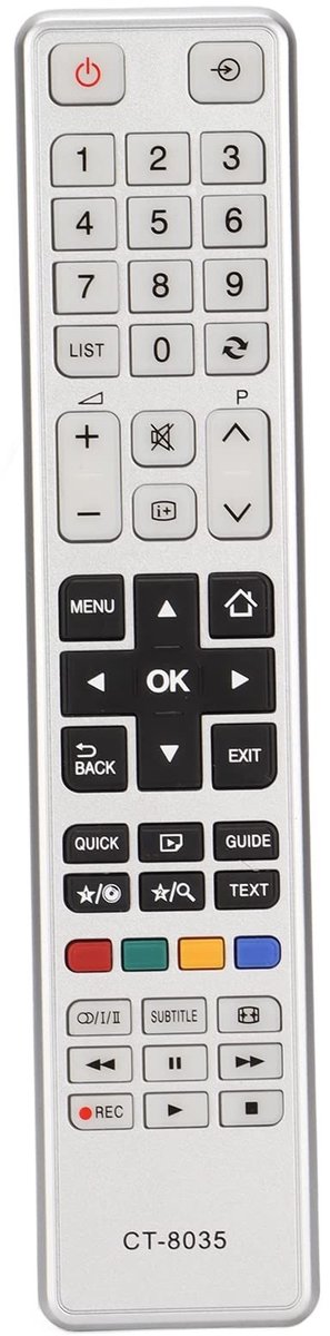 Allecto - Universele Afstandsbediening voor LED HD TV - Vervanging voor Toshiba