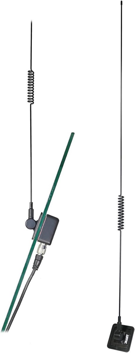 Tram TRAM 1198 glass holder CB with weather band mobile antenna