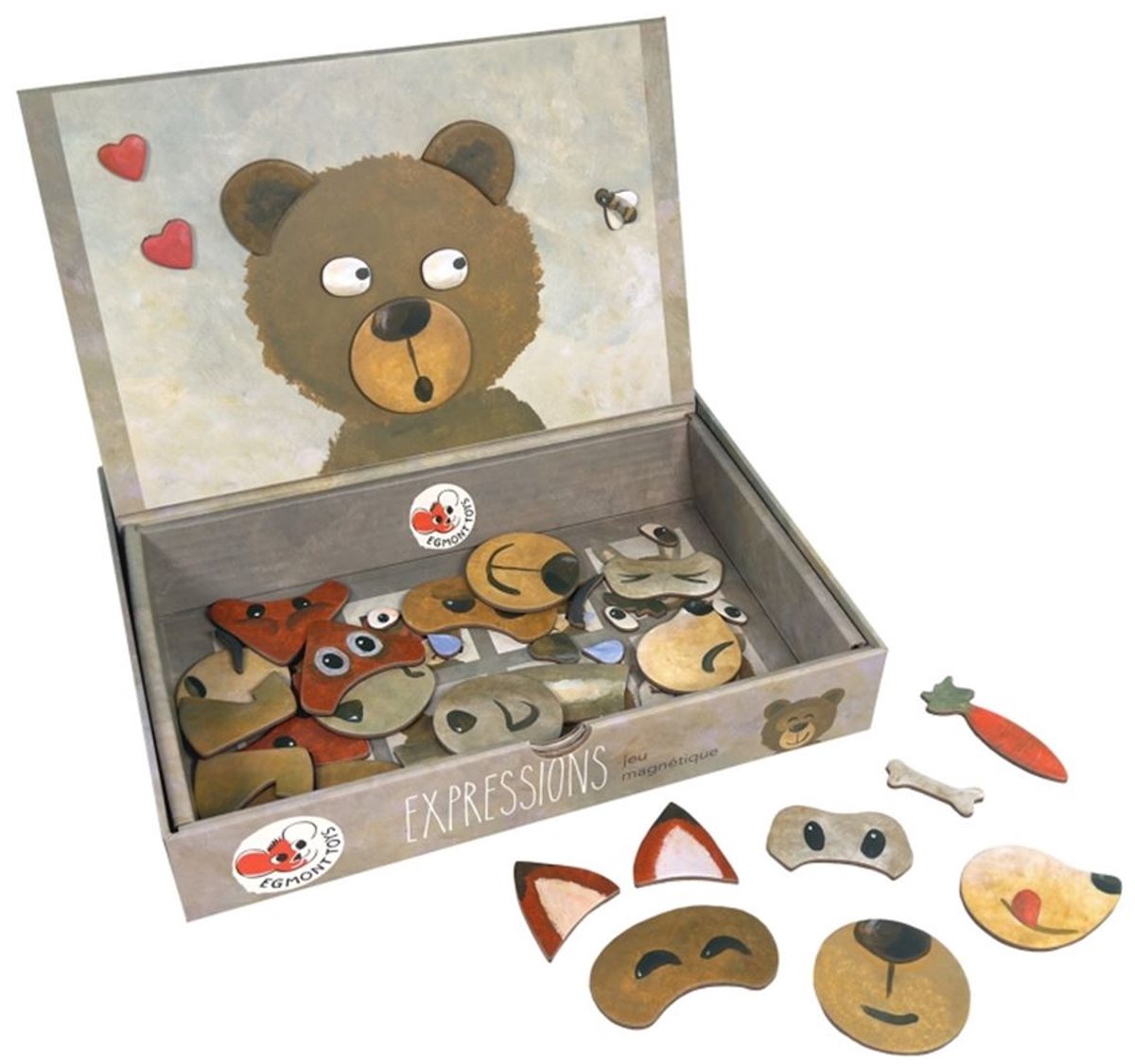 Egmont Toys magnetisch speelgoed expressie spel 23x18x4 cm 4+ educatief.