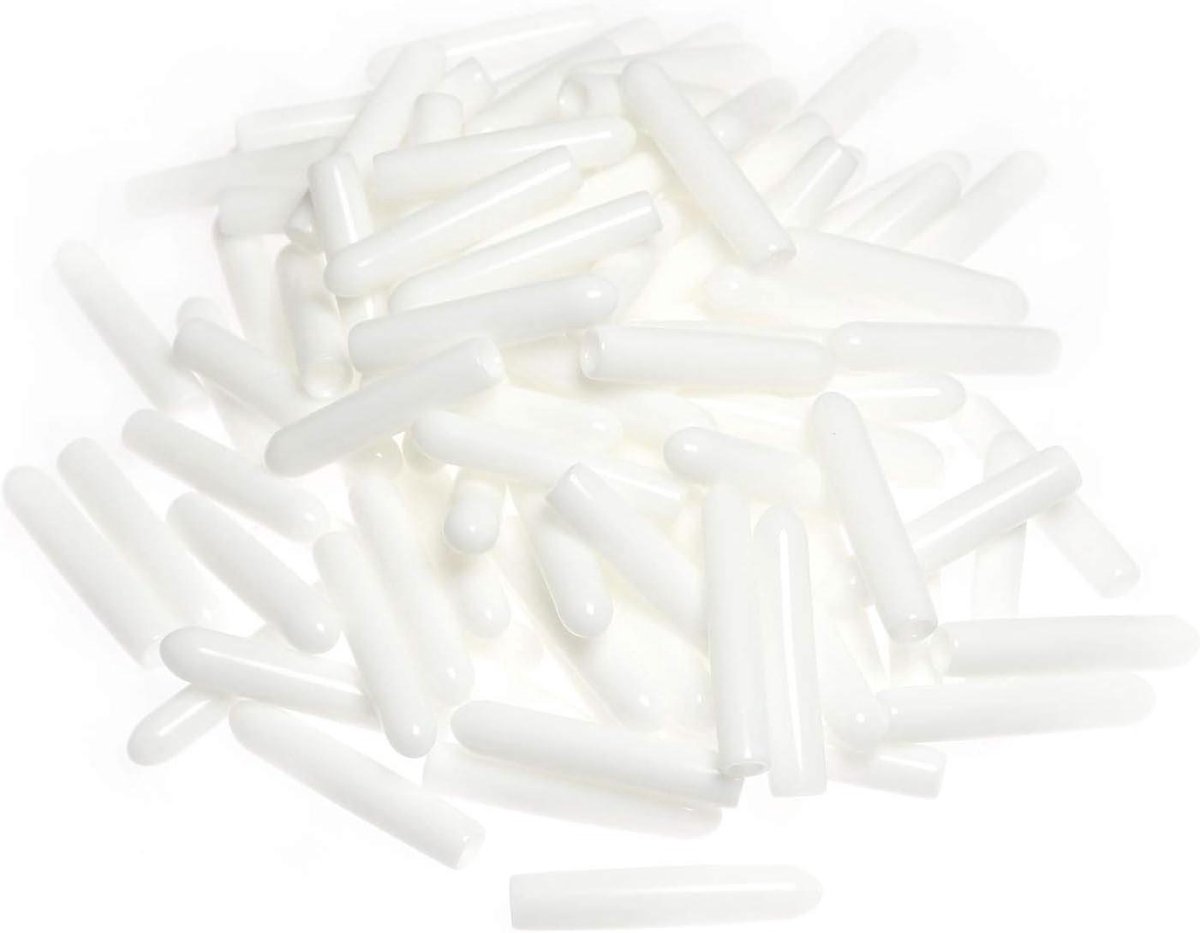 Vaatwasser Rek Dopjes - Beschermende Mouwen - Servies Beschermen - Duurzaam PVC Materiaal - 25x5mm - Melkwit