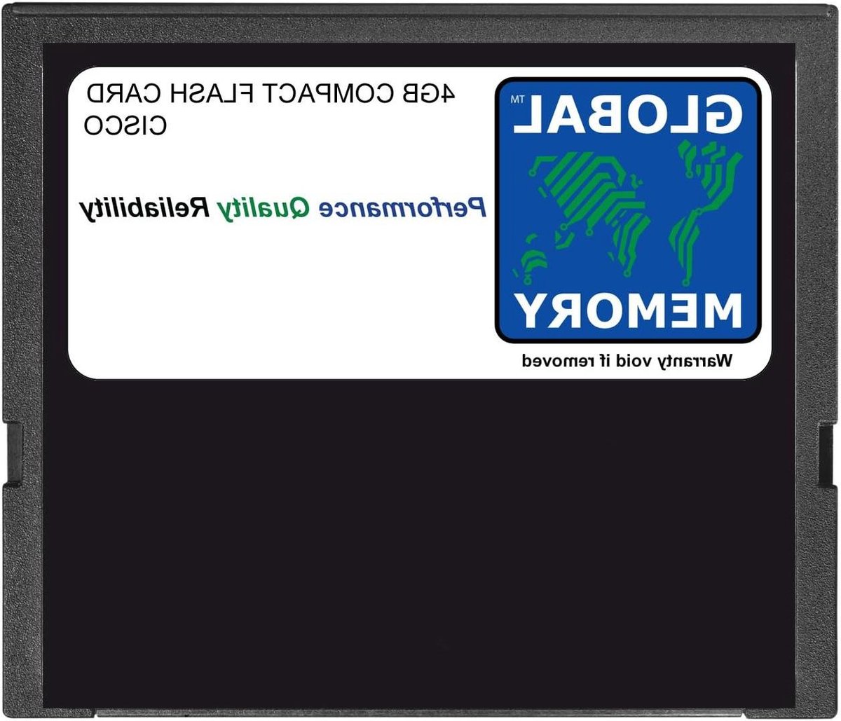 4GB COMPACT FLASH CARD GEHEUGEN VOOR CISCO 1941/2901 / 2911/2921 / 2951/3945 ROUTERS (MEM-CF-4GB)