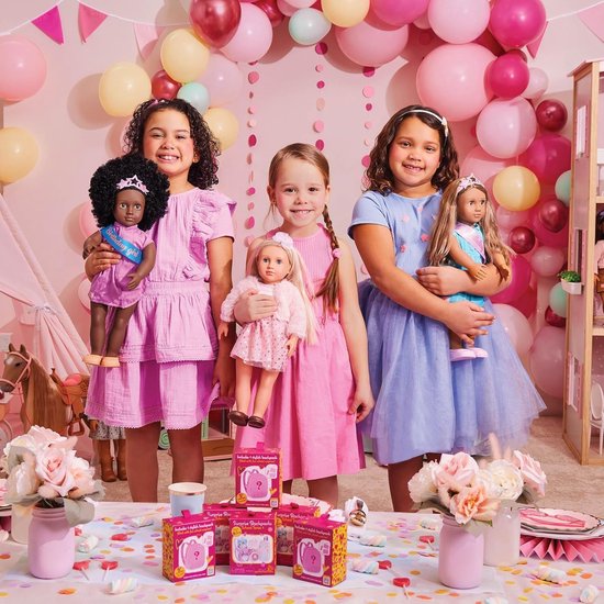 Modepop Abigale - Mode pop - Kinderen spelen - Bewegende ogen - 46 cm - Meerkleurig — afbeelding 5