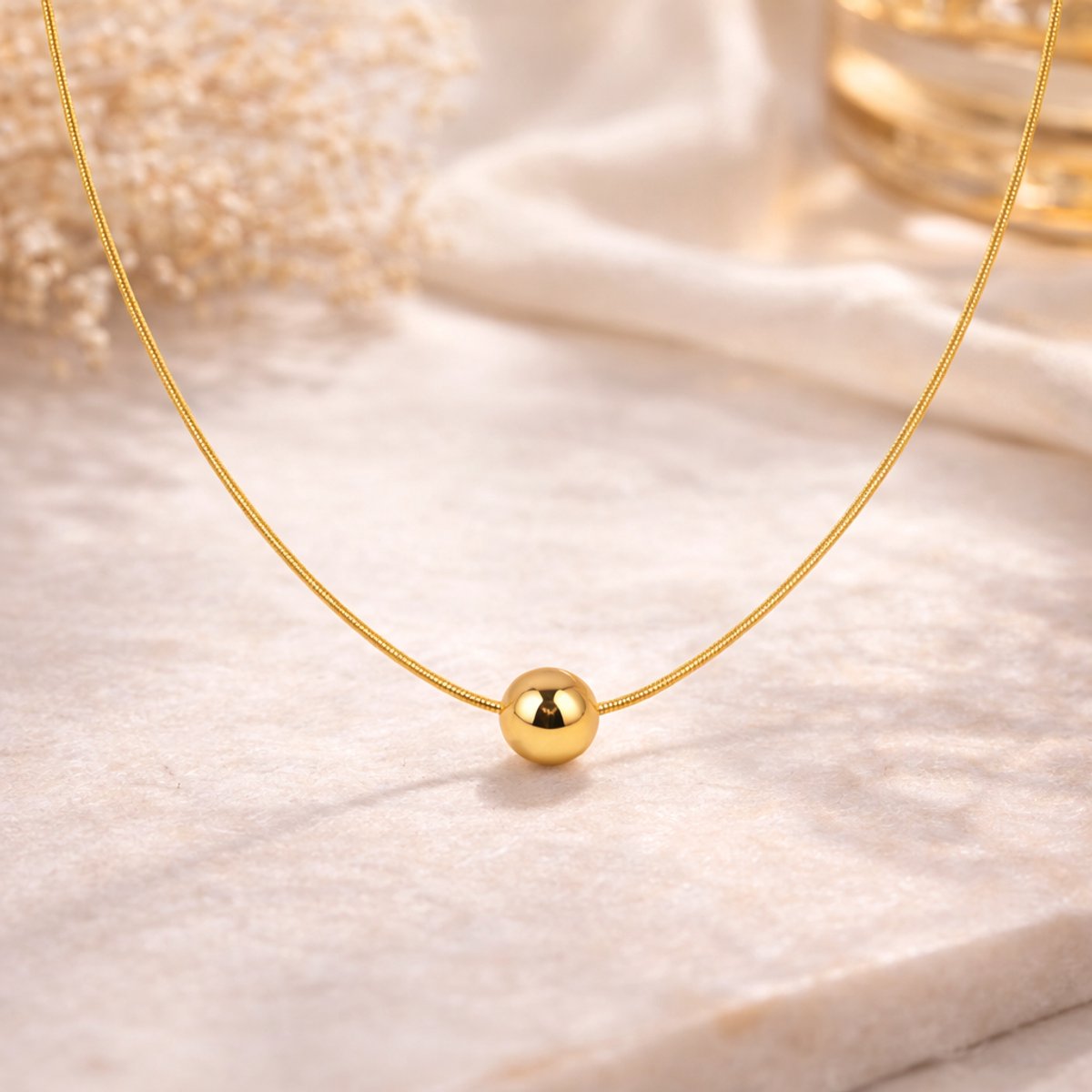 Brendoe - Ketting - Goudkleurig - Bal