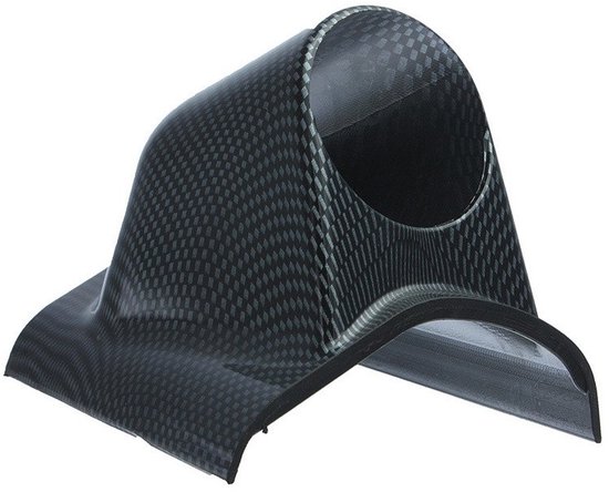 Mintice 52 Mm Universele Meterpod – Zwart, Enkelvoudige Houder Voor Dashboard, Voor Auto, Boot Of Motorfiets