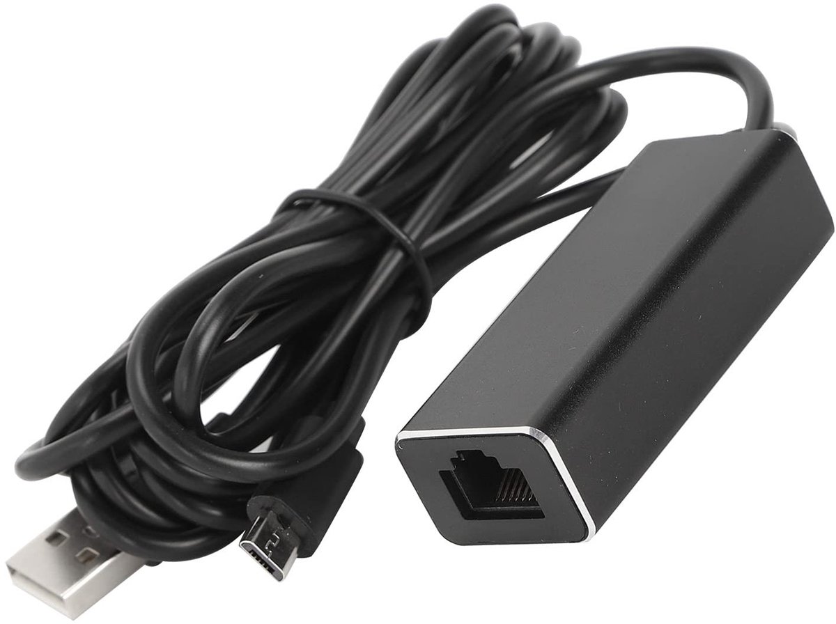 Micro-USB naar RJ45 Ethernet Adapter 10/100Mbps voor TV Stick - Stabiele Verbinding